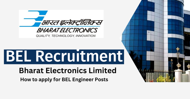 BEL Recruitment 2023 How To Apply For BEL Engineer Posts Recruitment 768x402