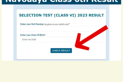 Navodaya Result 2023 जारी ऐसे करे Online check