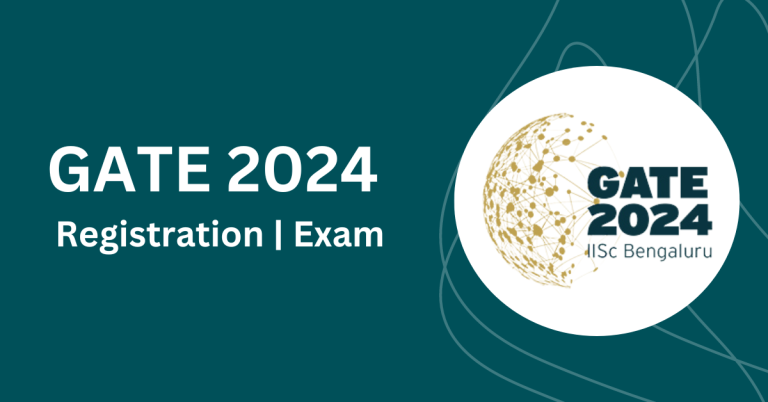 GATE 2024 Registration Process Apply August 24 @gate2024.iisc .ac .in 768x402