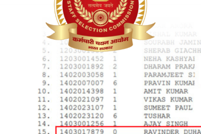 SSC CGL Result 2023 CGL Tier-1 List