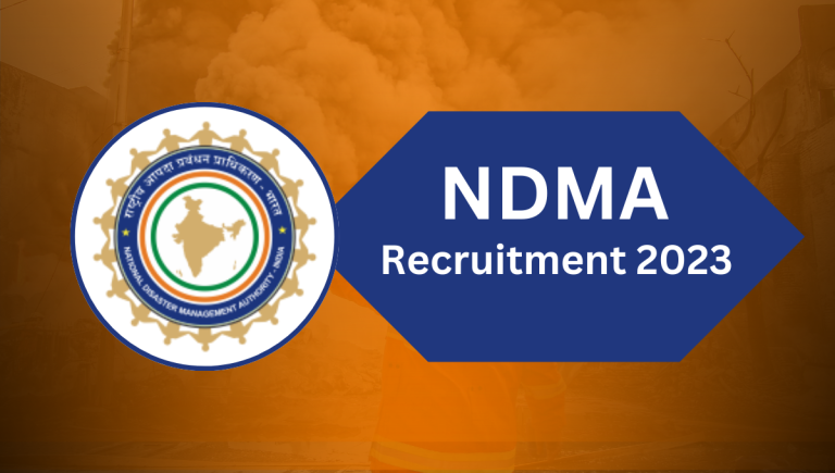 NDMA Recruitment 2023 Apply Online Notification Vacancies Ndma.gov .in 768x435