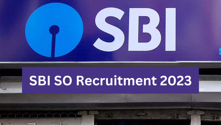 SBI SO Recruitment 2023 439 Specialist Officer Posts Apply Online 1 768x435