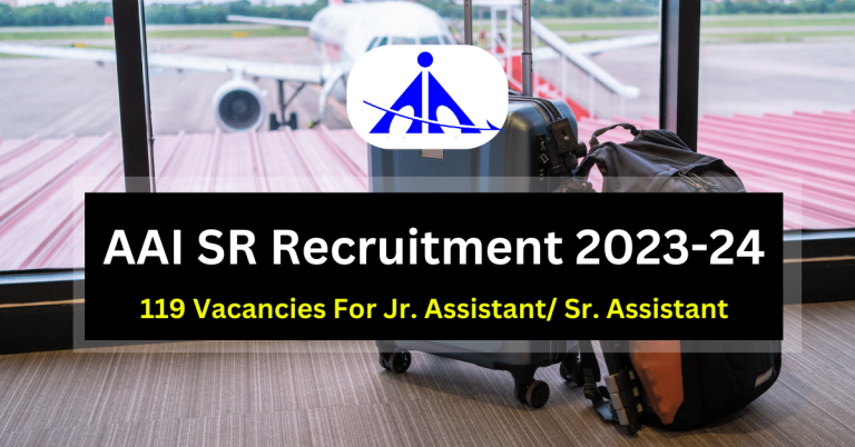 AAI SR Recruitment 2023 24 768x402