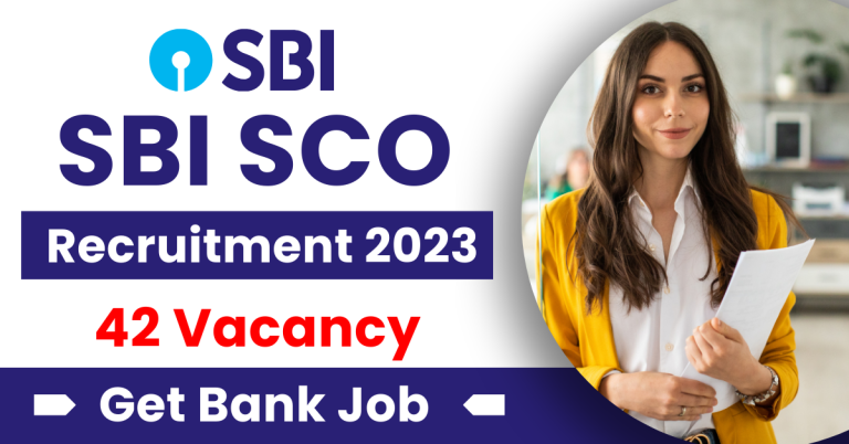 SBI SCO Recruitment 2023 42 Vacancies 768x402