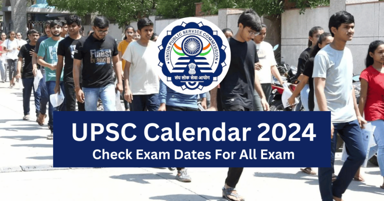 UPSC Calendar 2024 768x402