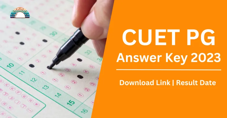 CUET PG Answer Key 2023 Download Link @cuet.nta .nic .in 