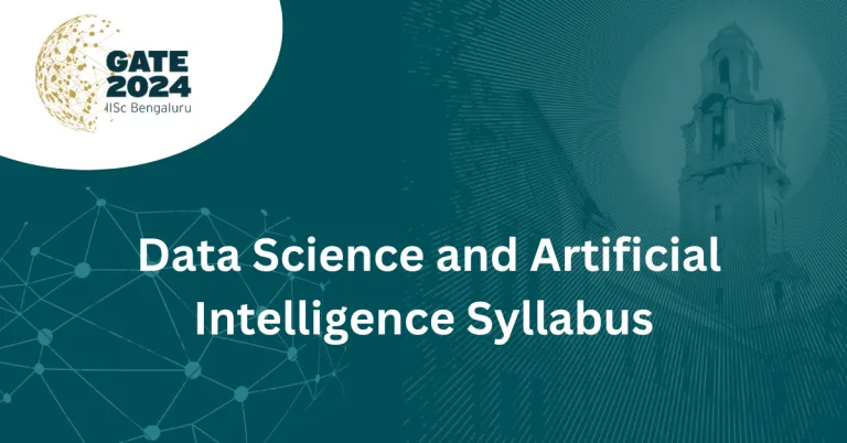 GATE 2024 Data Science And Artificial Intelligence Syllabus