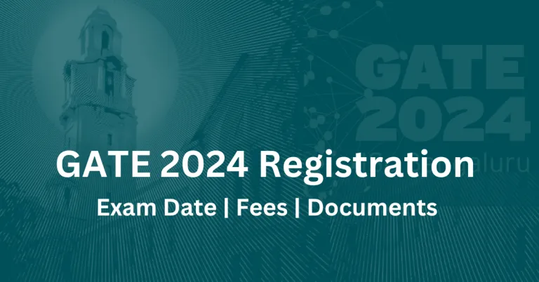 GATE 2024 Registration Start OUT Exam Date Fees