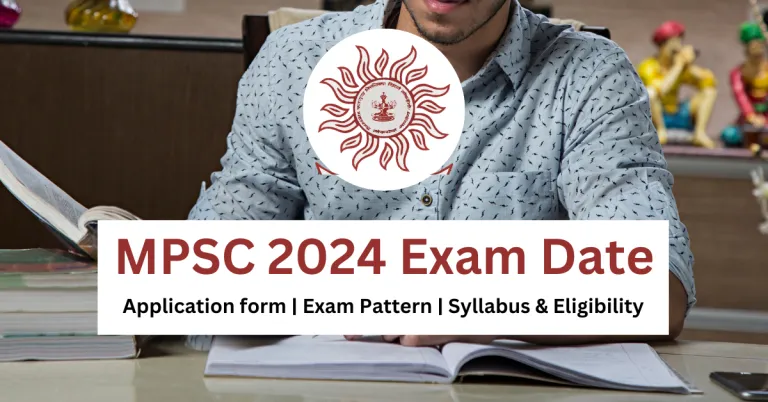 MPSC 2024 Exam Date Application Form Exam Pattern Syllabus Eligibility