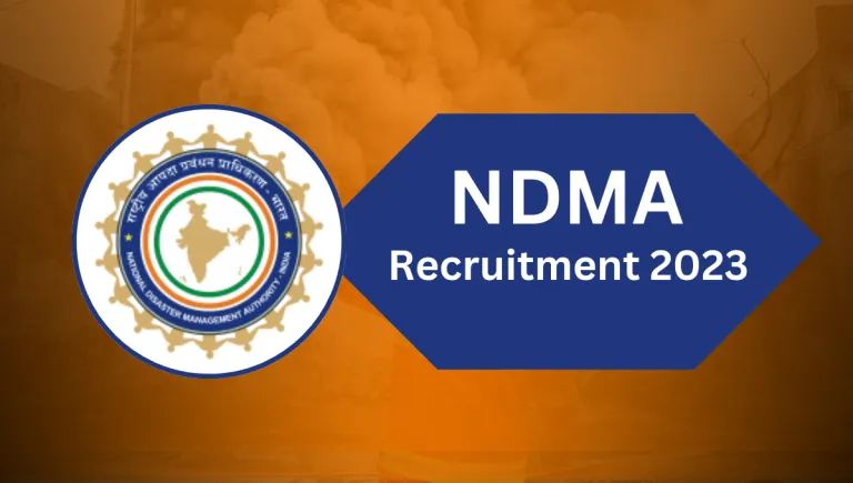 NDMA Recruitment 2023 Apply Online Notification Vacancies Ndma.gov .in 