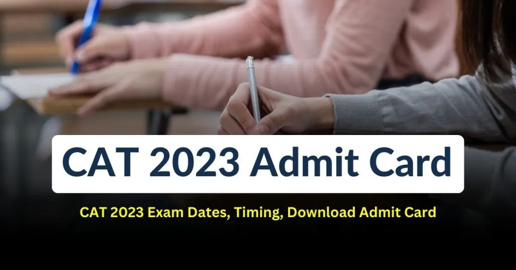 CAT 2023 Admit Card OUT Nov 7 At @iimcat.ac .in Download IIM Hall Ticket Min