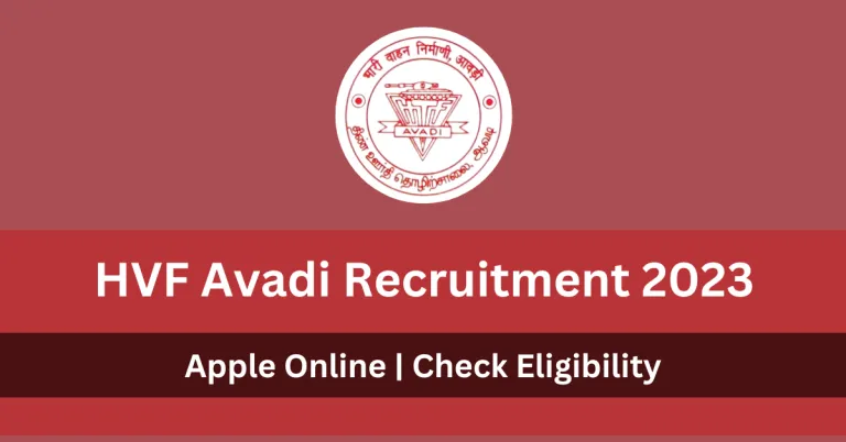 HVF Avadi Recruitment 2023