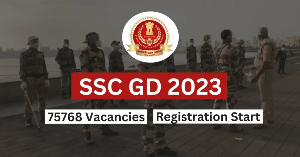 SSC GD 2023 Notification