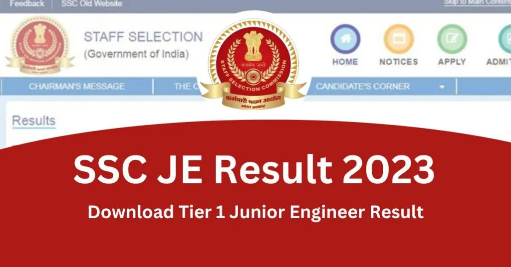 SSC JE Result 2023