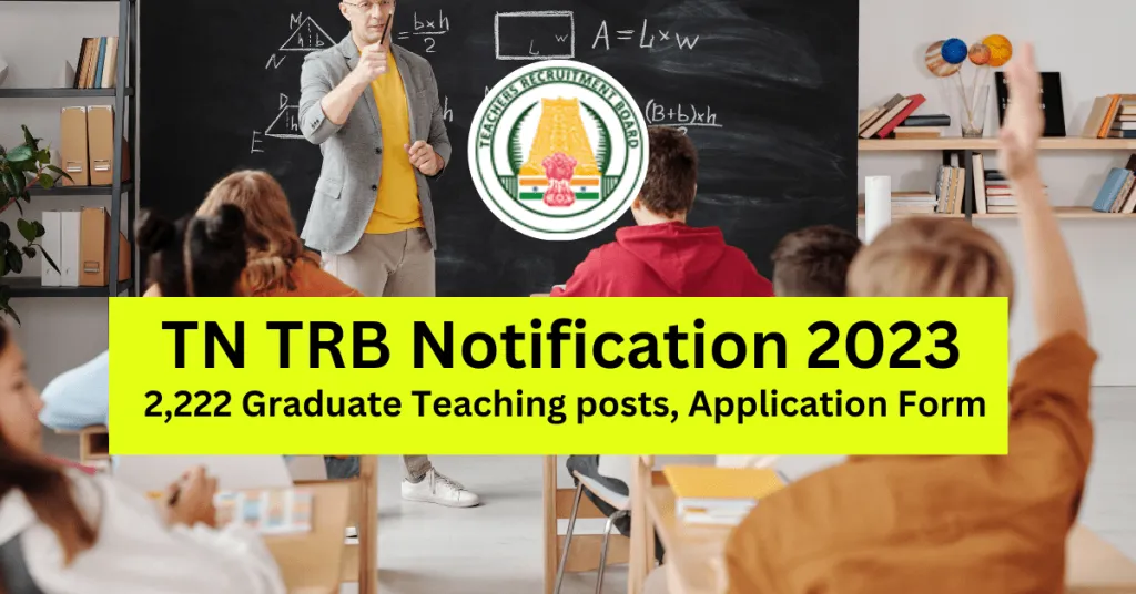 TN TRB Notification 2023