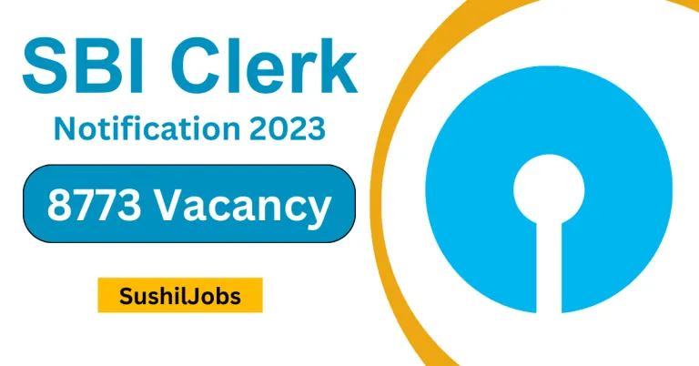 SBI Clerk Notification 2023