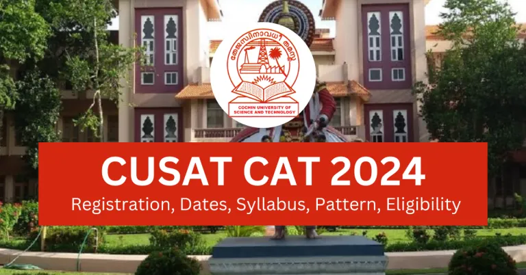 CUSAT CAT 2024