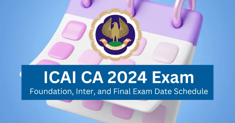 ICAI CA 2024 Exam